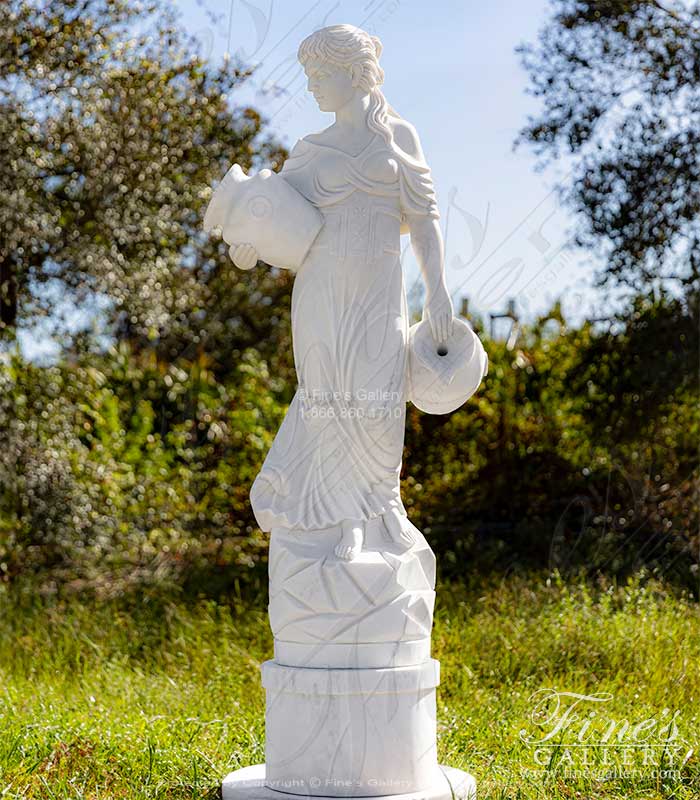 Grecian Lady w/Vases Fountain