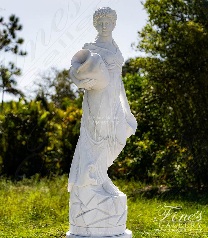 Grecian Lady w/Vases Fountain