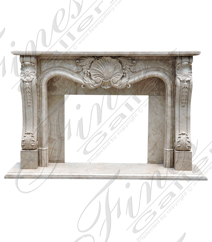 Italian Marble Fireplace Mantel