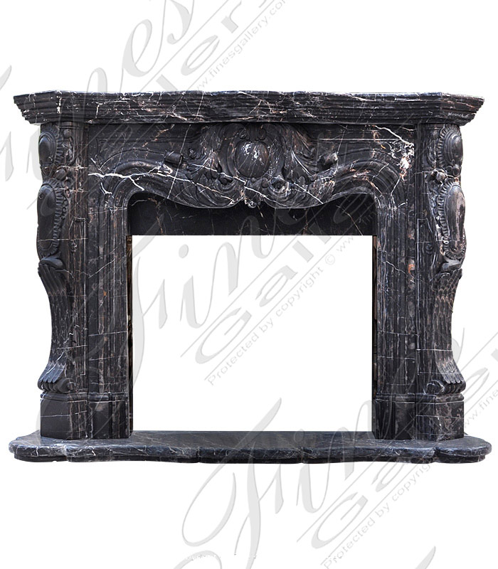 Black Marble Fireplace