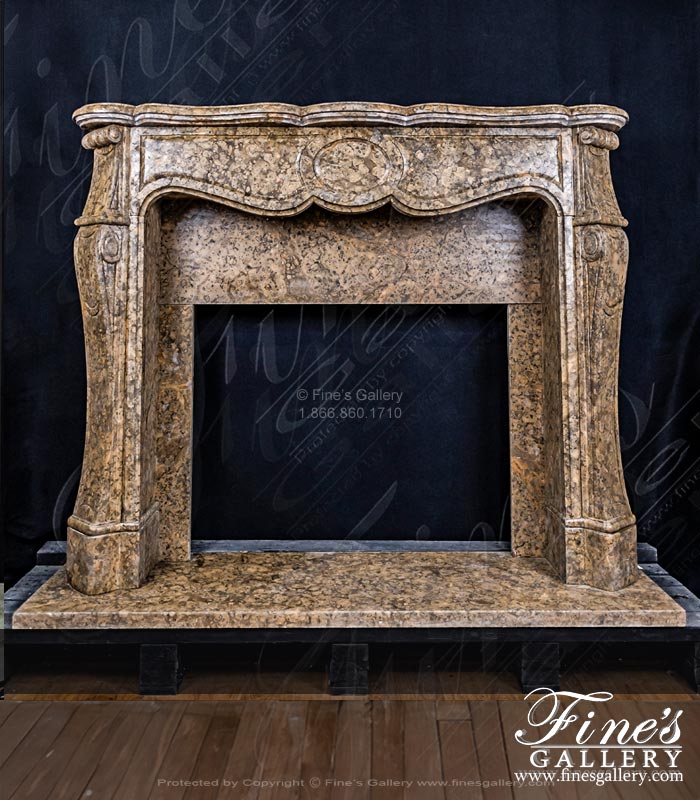 Rosso Verona Italian Marble Mantel