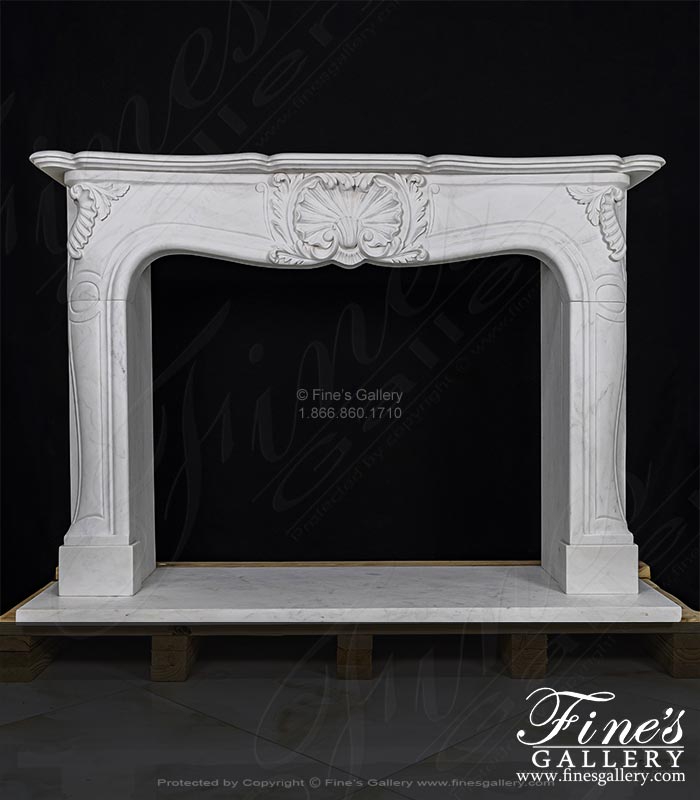 Exotic Louis XVI Statuary Marble Surround