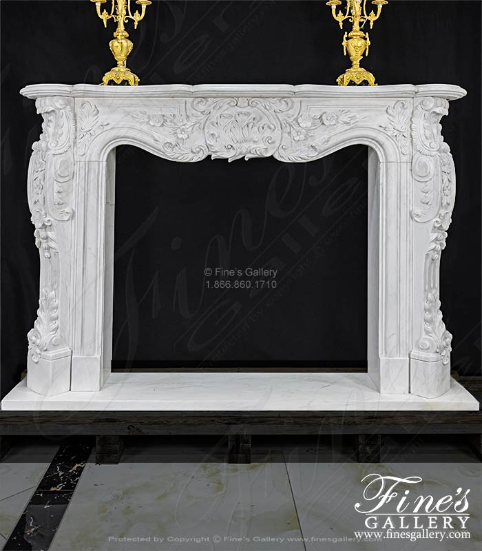 Oversized French Louis XV Mantel