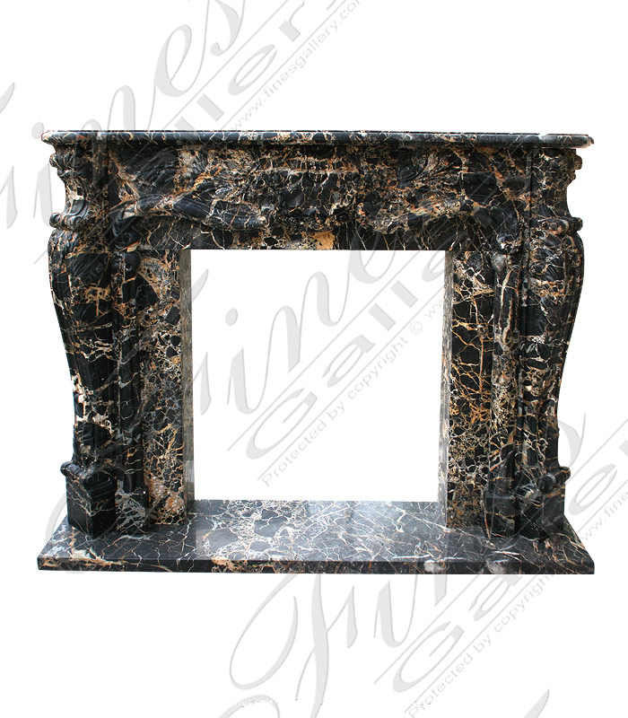 Regal Elegance Marble Fireplace