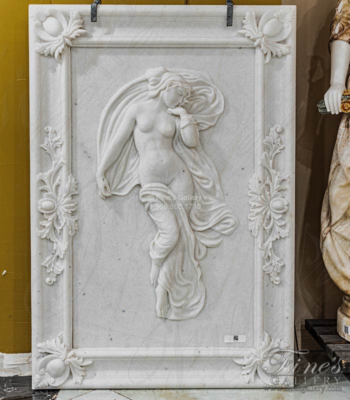 Graceful Beauty Marble Profile Relief