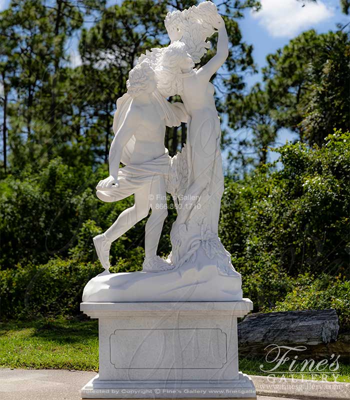 Apollo and Daphne Marble Marble Statue