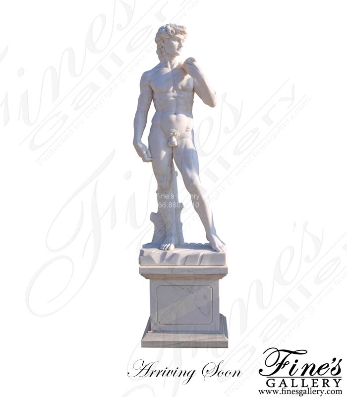 Statue of David in Statuary Marble