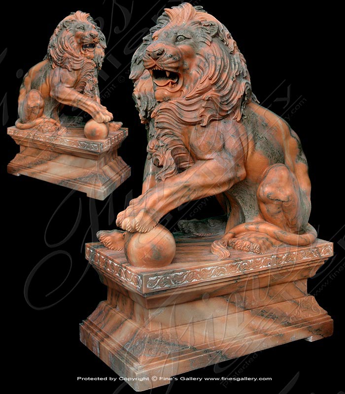 Rosetta Marble Lion