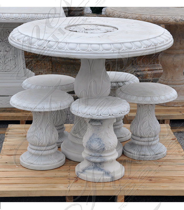 Outdoor Marble Dining Table