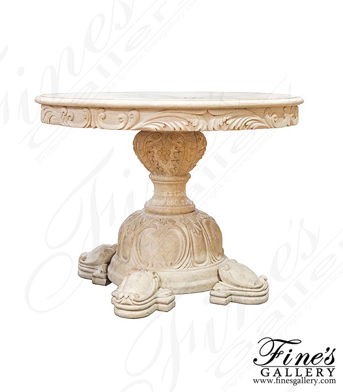 Desert Gold Mediterranean Marble Table