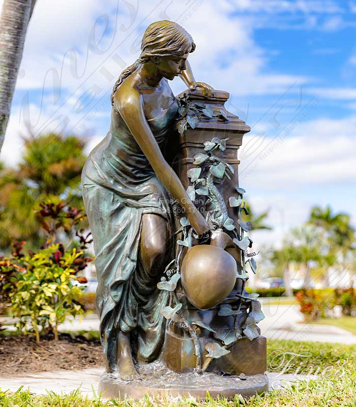 Bronze Fountains  - Bronze Maiden Fountains - BF-729