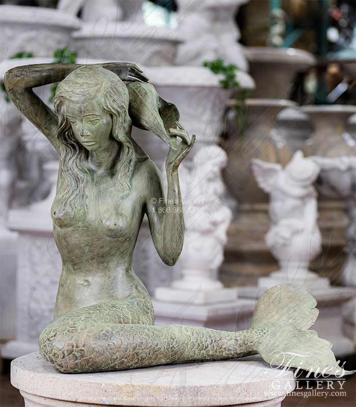 Bronze Fountains  - Seductive Sea Nymph - BF-569