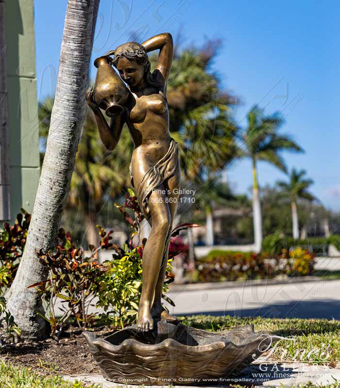 Bronze Fountains  - Modern Style Female Fountain - BF-722