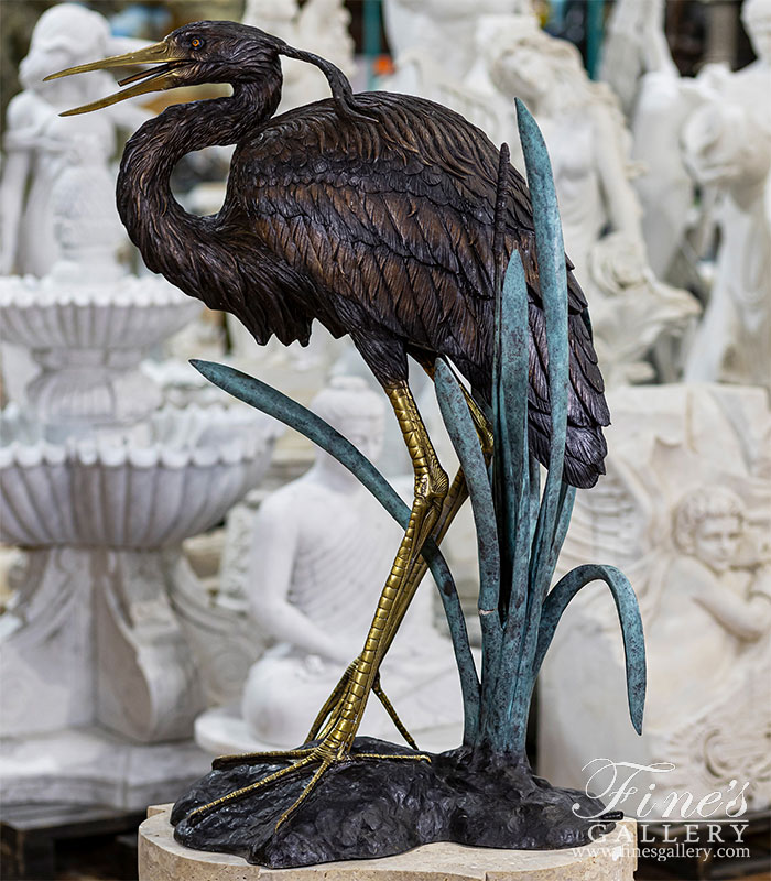 Search Result For Bronze Fountains  - Bronze Pelican Fountain - BF-650