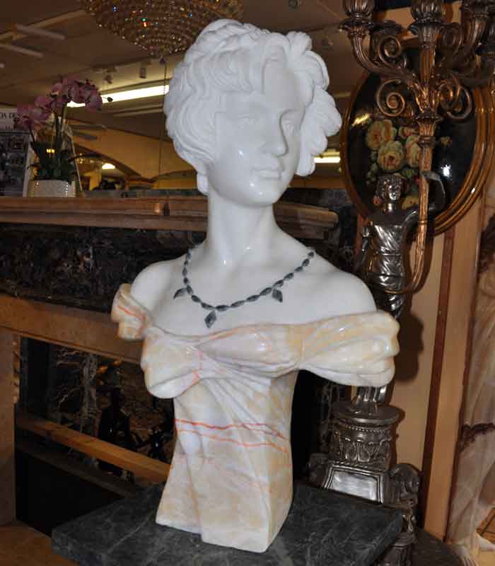Marble Statue Female Bust – Chinaberry Tree Linens and Gifts