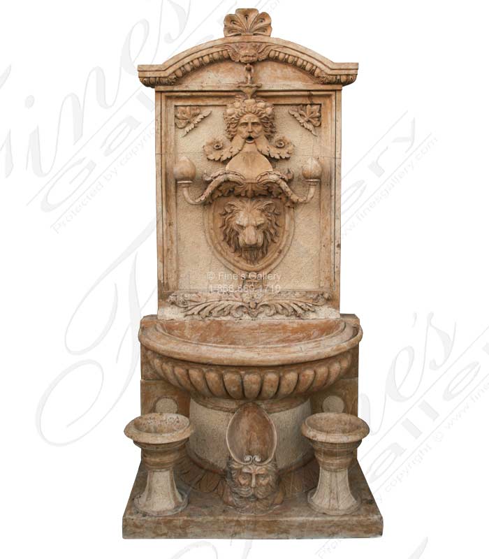 Marble Fountains  - Marble Wall Fountain - MF-364