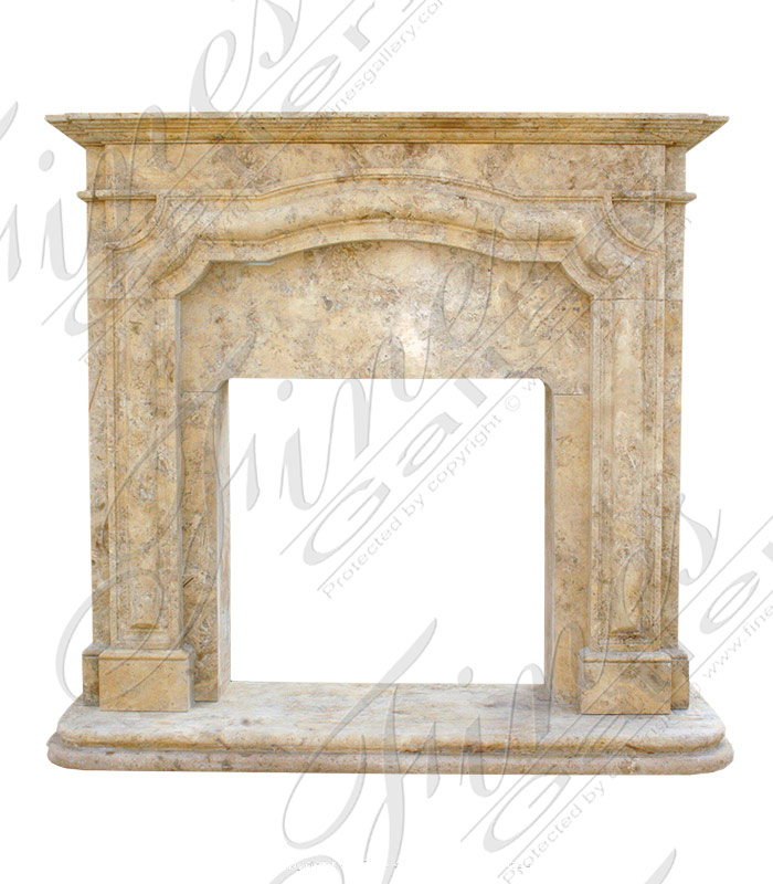 Search Result For Marble Fireplaces  - Arched Marble Fireplace - MFP-1614