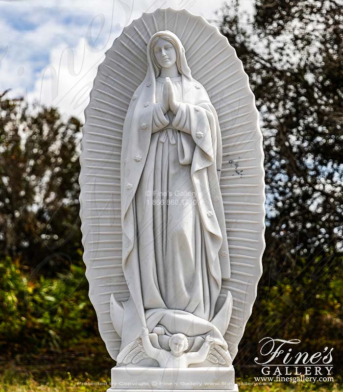 Marble Statues  - Our Lady Marble Statue - MS-1216