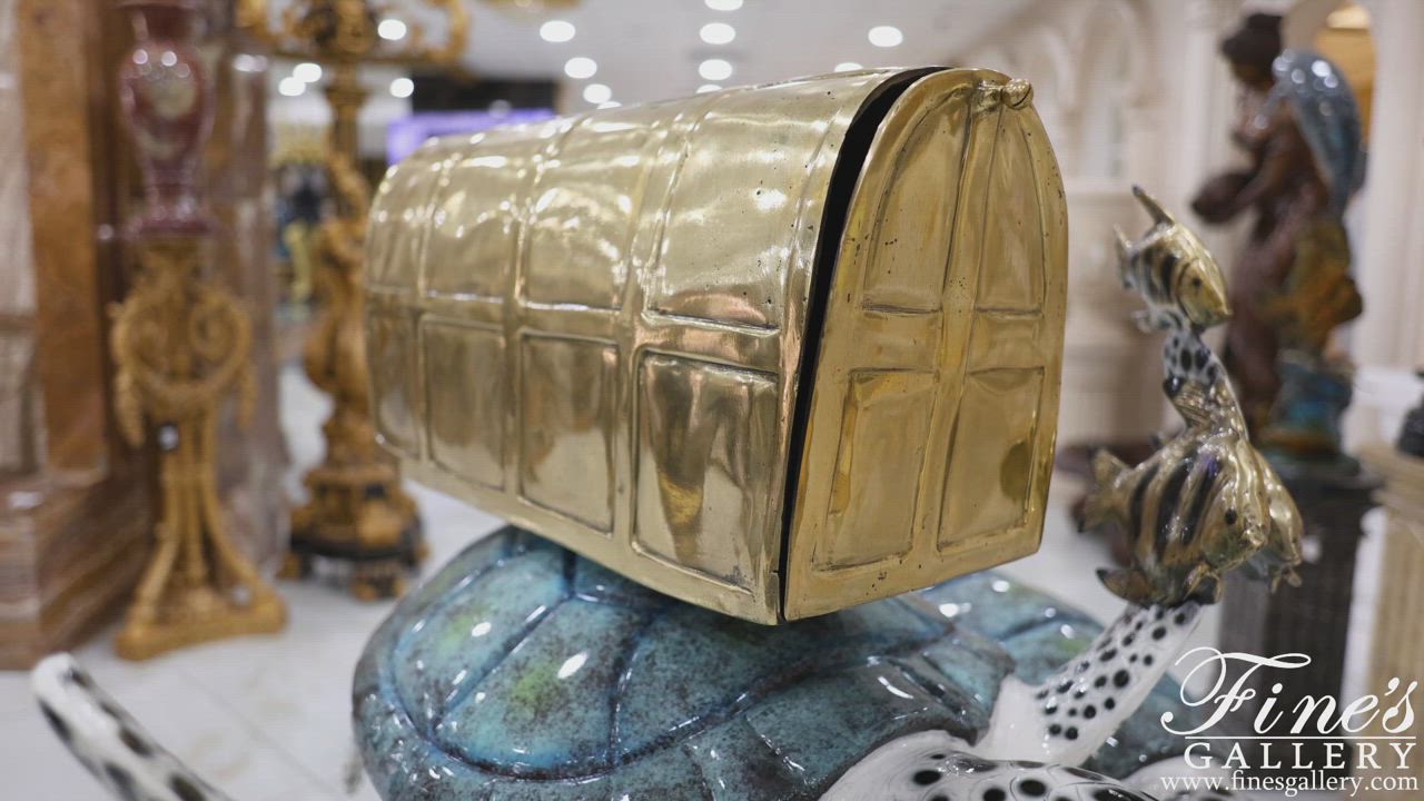 Sea Turtles Mailbox in Brilliant Blue — Model BS-1659 — product video